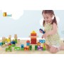 VIGA DŘEVO Baby stavebnice Farma kostky 50ks v kyblíku *DŘEVĚNÉ HRAČKY*