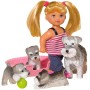SIMBA Evička panenka s domácími  mazlíčky