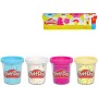 HASBRO PLAY-DOH Modelína kreativní sada 4 kelímky s konfetami 340g