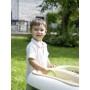 SMOBY Baby stoleček na písek a vodu herní set s formičkami a nástroji