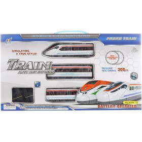 Vláčkodráha set vlaková souprava + koleje rychlovlak na baterie Světlo
