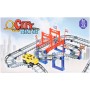 Dráha s mostem herní set 72 dílů s autíčkem na baterie