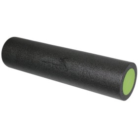 MERCO Válec masážní 60x15cm fitness roller pěnový černo-zelený