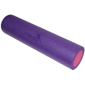 MERCO Válec masážní 60x15cm fitness roller pěnový fialovo-růžový