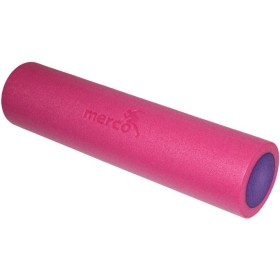MERCO Válec masážní 60x15cm fitness roller pěnový růžovo-fialový