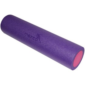 MERCO Válec masážní 90x15cm fitness roller pěnový fialovo-růžový