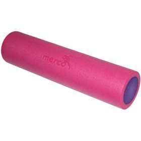 MERCO Válec masážní 90x15cm fitness roller pěnový růžovo-fialový