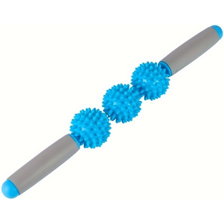MERCO Tyč masážní rehabilitační 40cm roller na uvolnění svalů modrý