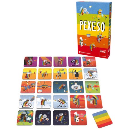 DINO Hra Pexeso ČT Déčko ovečky *SPOLEČENSKÉ HRY*
