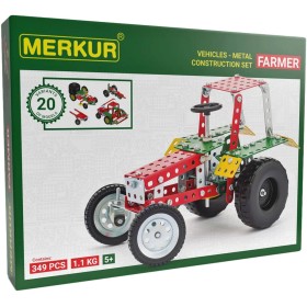 MERKUR Farmer set 341 dílků *KOVOVÁ STAVEBNICE*