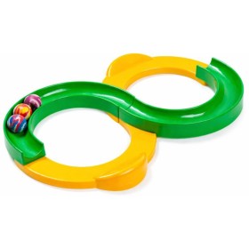 NERCO Hra Nekonečná osmička balanční dráha s kuličkou zeleno-žlutá