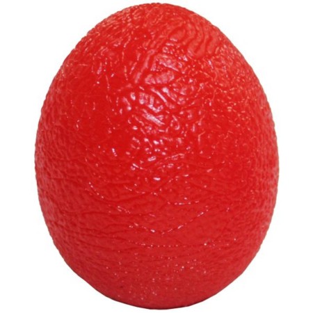 MERCO Vajíčko masážní rehabilitační červené antistresové na mačkání