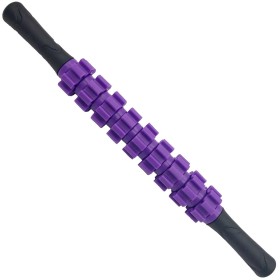 MERCO Tyč masážní rehabilitační 47,5cm roller na uvolnění svalů fialový