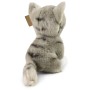 PLYŠ Kočka šedá 18cm sedící Eco-Friendly *PLYŠOVÉ HRAČKY*