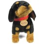 PLYŠ Pes jezevčík sedící s obojkem 30cm Eco-Friendly *PLYŠOVÉ HRAČKY*