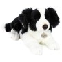 PLYŠ Pes Border Kolie 45cm ležící Eco-Friendly *PLYŠOVÉ HRAČKY*