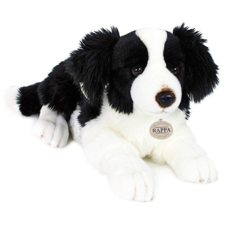 PLYŠ Pes Border Kolie 45cm ležící Eco-Friendly *PLYŠOVÉ HRAČKY*