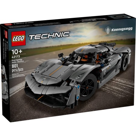 LEGO TECHNIC Šedé hyperauto Koenigsegg Jesko Absolut 42173 STAVEBNICE