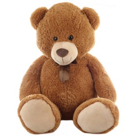 PLYŠ Medvěd s mašlí 120cm hnědý *PLYŠOVÉ HRAČKY*
