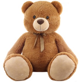 PLYŠ Medvěd 140cm s mašlí *PLYŠOVÉ HRAČKY*