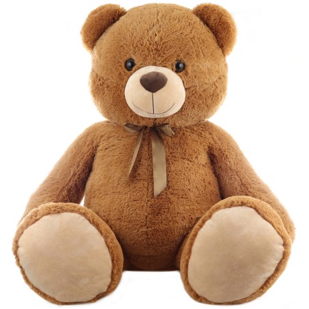 PLYŠ Medvěd 140cm s mašlí *PLYŠOVÉ HRAČKY*