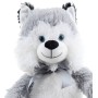 PLYŠ Pes Husky 55cm s mašlí *PLYŠOVÉ HRAČKY*