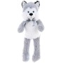 PLYŠ Pes Husky 55cm s mašlí *PLYŠOVÉ HRAČKY*