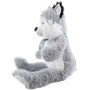 PLYŠ Pes Husky 55cm s mašlí *PLYŠOVÉ HRAČKY*