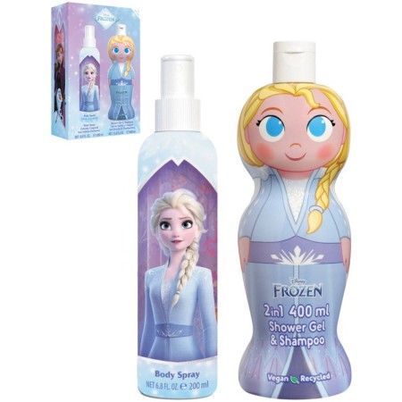 Frozen dárkový set tělový sprej 200ml + sprchový gel a šampon 2v1 1400ml