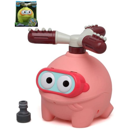 Žabka stříkací zahradní fontána zvířátko stříká vodu 2 barvy