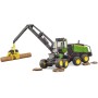 BRUDER 02135 Harvestor John Deere 1270G těžební stroj model plast