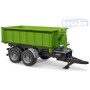 BRUDER 02035 Zelený přívěs kontejner sklápěcí doplněk k traktoru