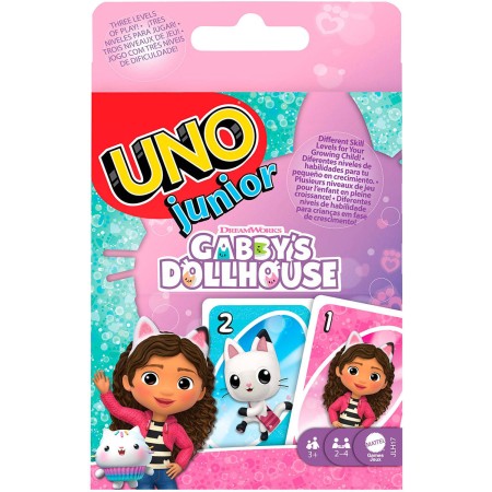 MATTEL Hra Uno Junior karty Gabbys Dollhouse *SPOLEČENSKÉ HRY*