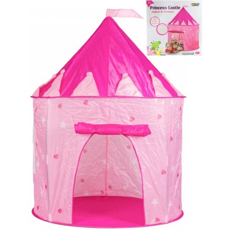Stan princeznovský hrad 105x125x105cm růžový holčičí