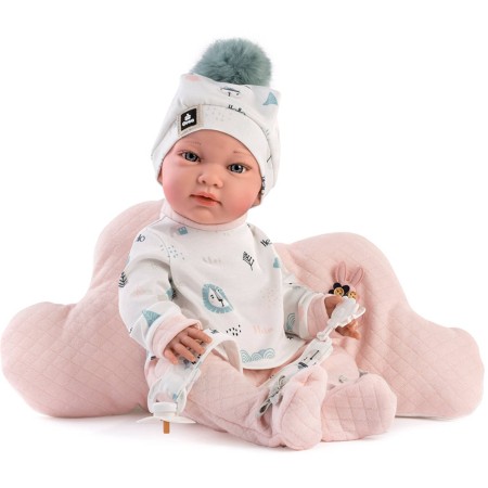 GUCA Panenka miminko holčička New Born 42cm realistická vinyl