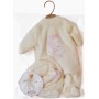 LLORENS Oblečení pro panenku miminko New Born 40-42cm s polštářkem M14-208
