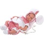 LLORENS Oblečení pro panenku miminko New Born 40-42cm s polštářkem M740-50