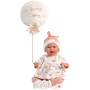 LLORENS Oblečení pro panenku miminko New Born 40-42cm s polštářkem M740-96