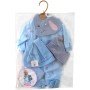 LLORENS Oblečení pro panenku miminko New Born 40-42cm s polštářkem M741-20