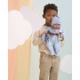 LLORENS Oblečení pro panenku miminko New Born 40-42cm s polštářkem M741-20