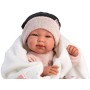 LLORENS Oblečení pro panenku miminko New Born 43-44cm s polštářkem M843-26