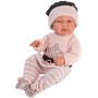 LLORENS Oblečení pro panenku miminko New Born 43-44cm s polštářkem M843-26