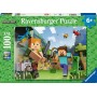 RAVENSBURGER Puzzle XXL Minecraft Steeve a Alex 100 dílků 49x36cm