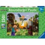 RAVENSBURGER Puzzle XXL Minecraft Stavba a dobrodružství 150 dílků 49x36cm