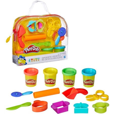 HASBRO PLAY-DOH Startovací sada kreativní set modelína s nástroji modrá