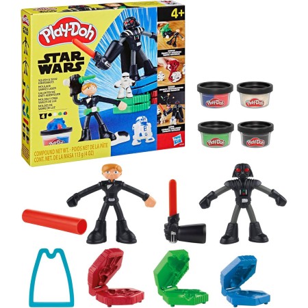 HASBRO PLAY-DOH Star Wars světelné meče kreativní set modelína s nástroji