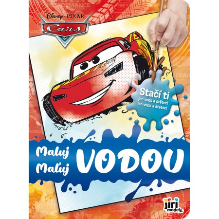 JIRI MODELS Maluj vodou Auta (Cars) omalovánky