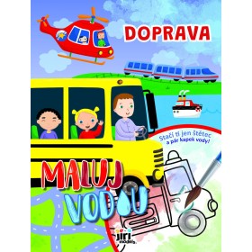 JIRI MODELS Maluj vodou A4 Doprava omalovánky