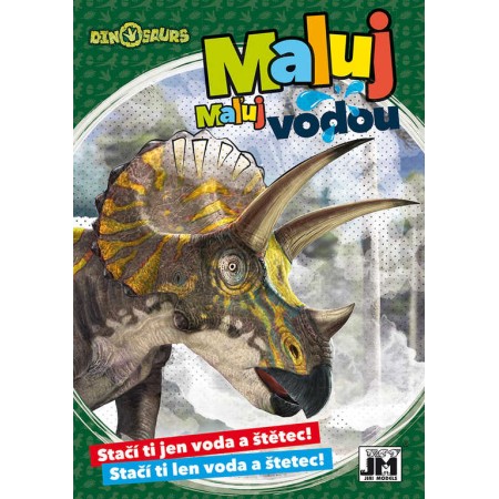 JIRI MODELS Maluj vodou Dinosauři A5 omalovánky