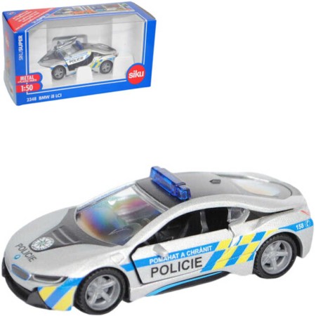 SIKU Super auto česká Policie BMW i8 LCI model kov CZ 2348